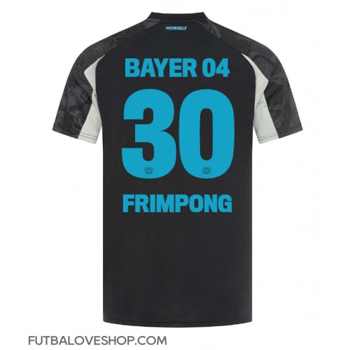 Dres Bayer Leverkusen Jeremie Frimpong #30 Tretina 2024-25 Krátky Rukáv